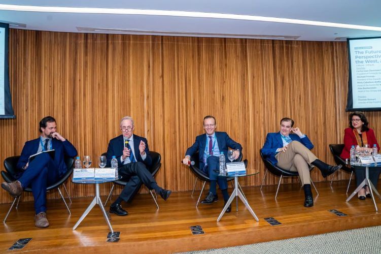 Alex Benkenstein, Michael Froman, Thomas Gomart, Carlos Ivan Simonsen Leal, and Mely Caballero-Anthony discuss “The Future of the World Order: Perspectives from the BRICS, the West, and Beyond.”
