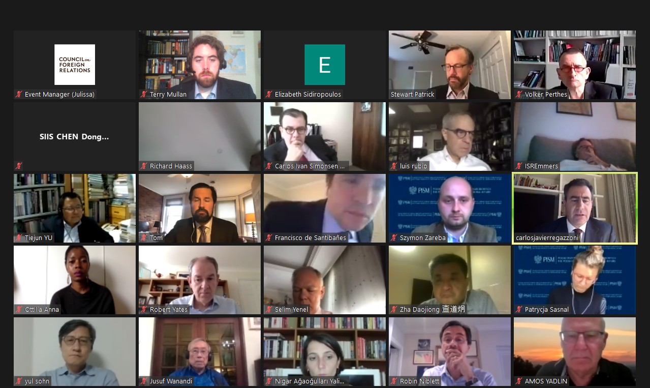 Participants at the CoC second virtual conference. 