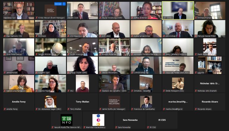 Participants at the CoC ninth virtual conference. 