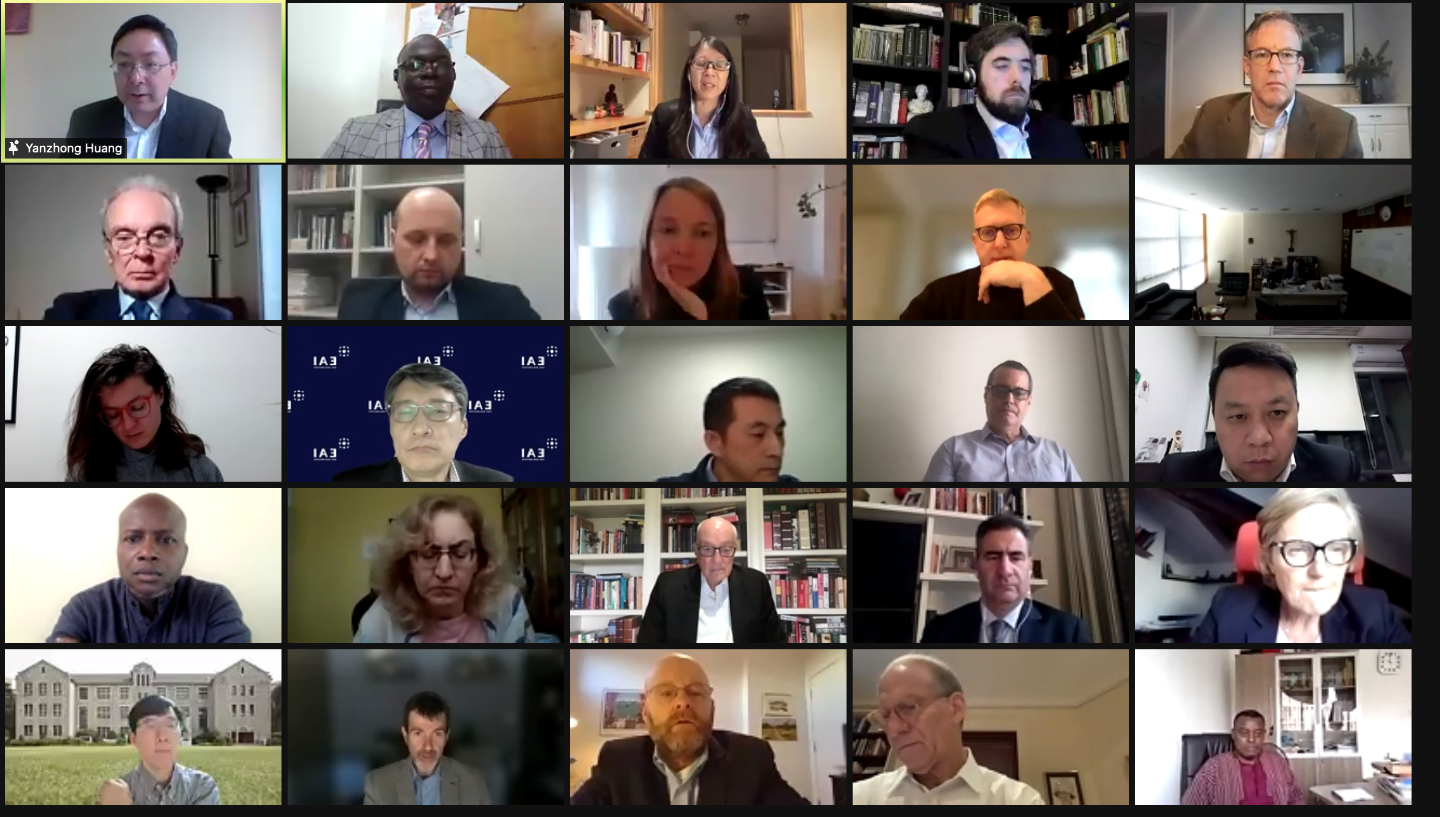 Participants at the CoC fourth virtual conference. 