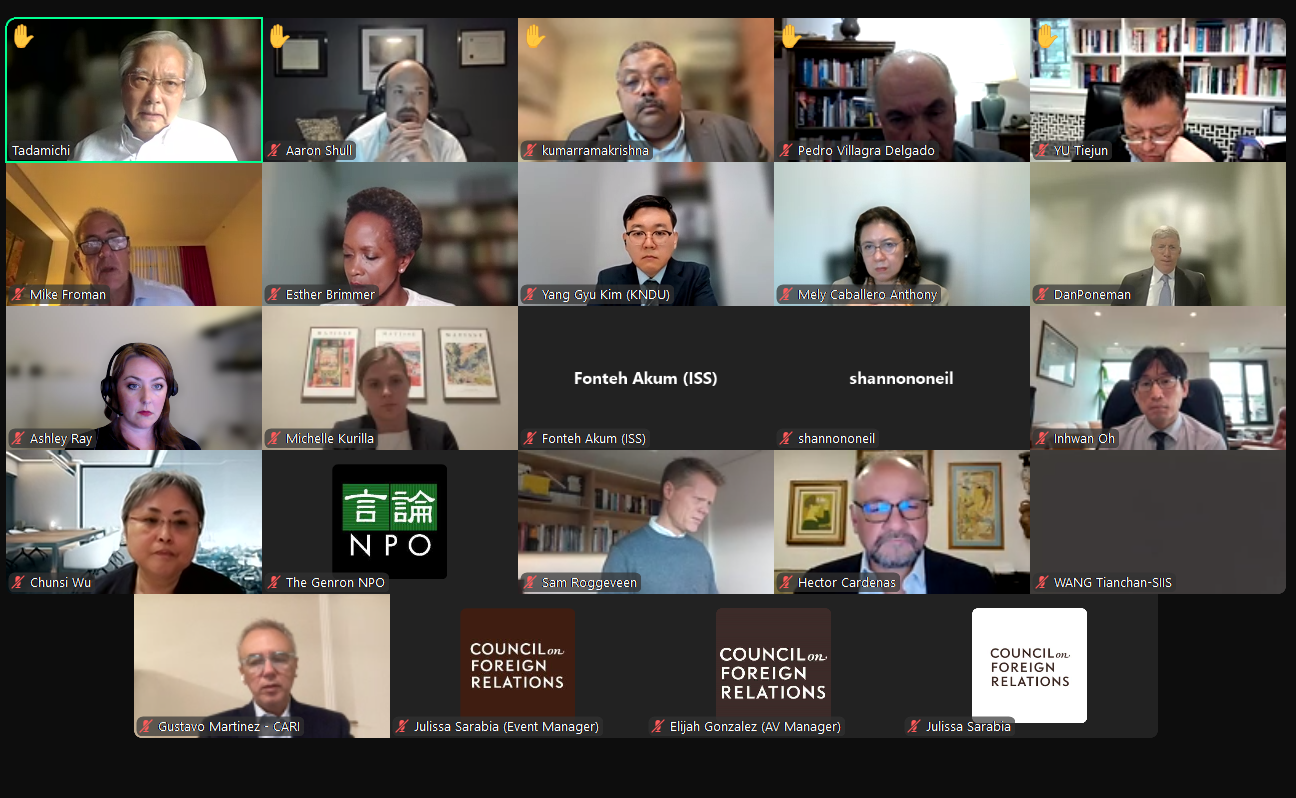 Participants at the CoC twelfth virtual conference