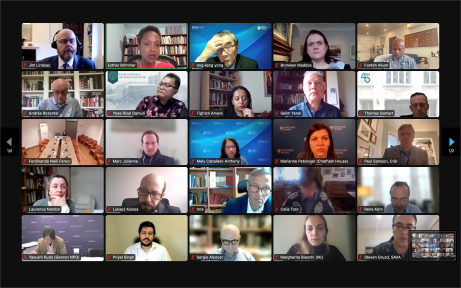 Participants at the CoC seventh virtual conference. 