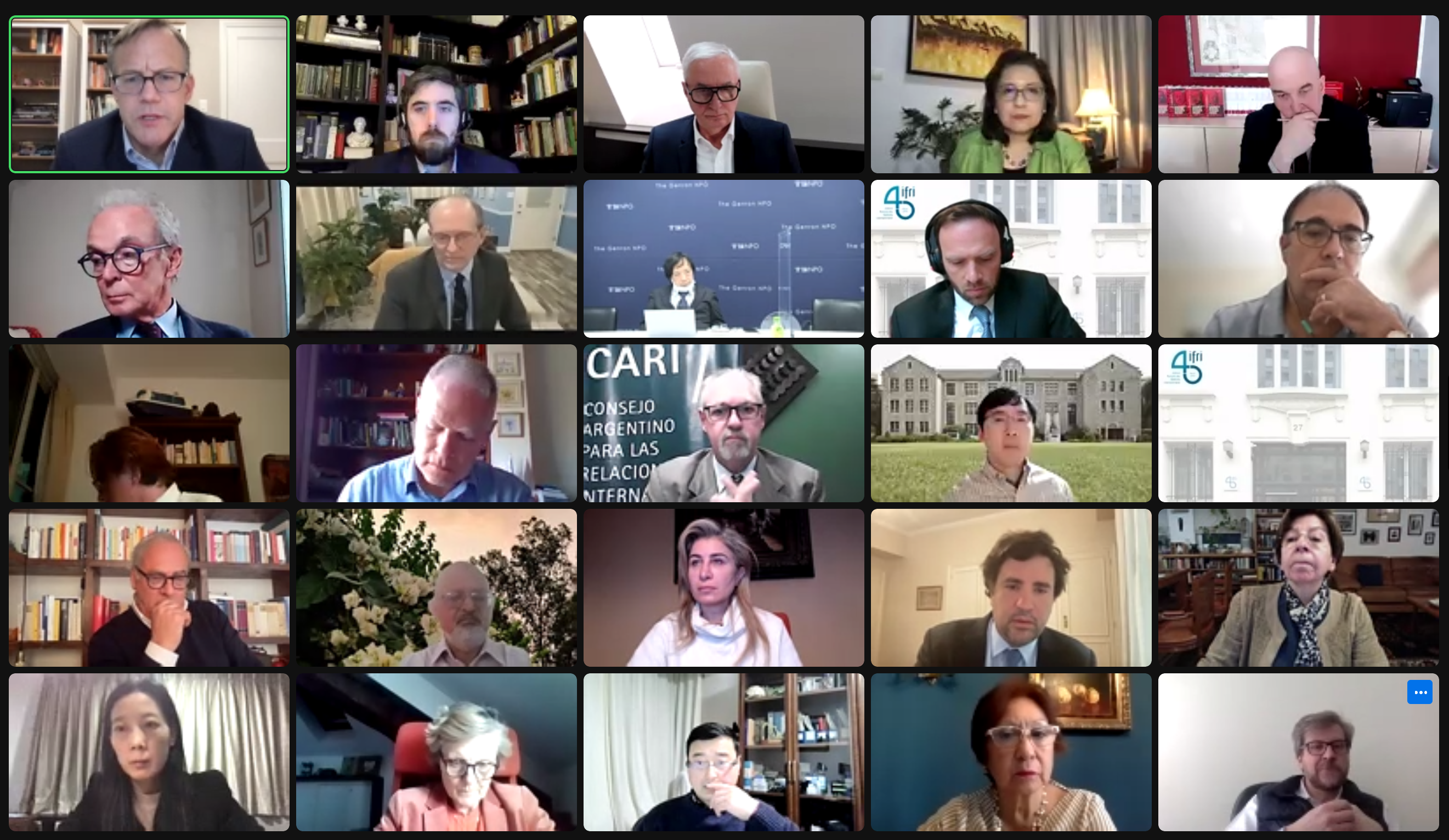 Participants at the CoC fifth virtual conference. 